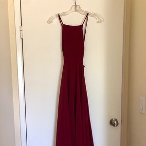 Lulu’s Red Maxi Dress